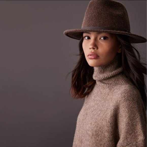 NTW Tilley Unisex Wool Montana Fedora Hat - Taupe - Size Large - Picture 15 of 15